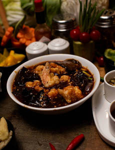 Black Pepper Garlic Prawn