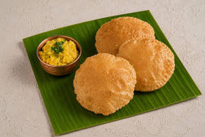 Poori With Potato Masala [3 Pcs]