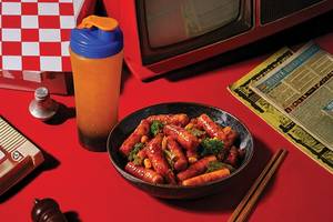 Tteokbokki Classic And Any Fruit Bubble Tea Combo