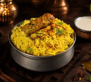 Chicken Seekh Biryani [1 Kg, Serves 6]