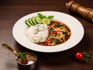 Spicy Thai Basil Sliced Chicken