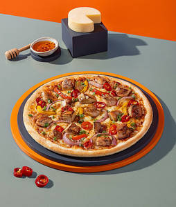 Hot Honey Chicken Pizza.