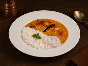 Punjabi Kadhi Chawal