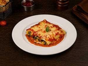 Corn Spinach Cannelloni Pasta