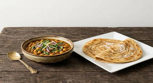 Chole + Lachha Paratha