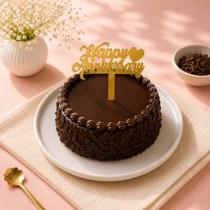 Anniversary Belgian Chocolate Cake (500 Gm)