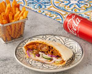 Chicken Pita Pocket + Peri Peri Fries (Regular) + Choice of Drink