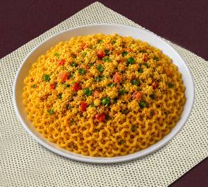 Plain Maggi With Egg Bhurji Topping