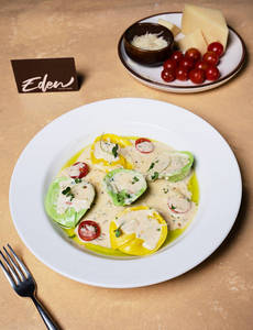 Corn & Cheese Tortellini With Truffle Butter Sauce [5 Pieces]