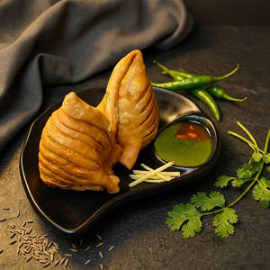 Gobhi Matar Samosa [2 Pcs].