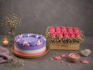 Rose Cake Ensemble