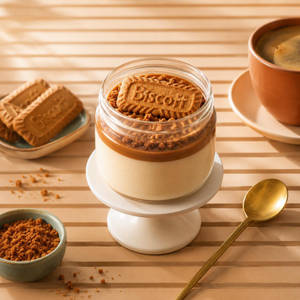 Biscoff Panna cotta