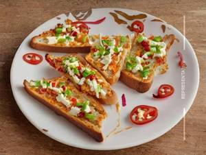 Open Cheese Chilli Toast