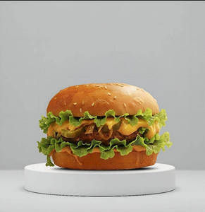 American Smased Beef Burger