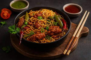Chicken Singapore Style Noodle