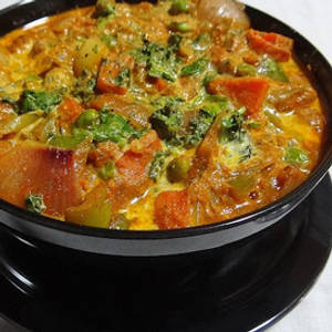 Vegetable Do Pyaza Half
