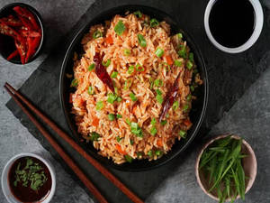 Chicken Singapore Fried Rice