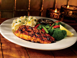 Fridays Signature Whiskey-glazed Salmon