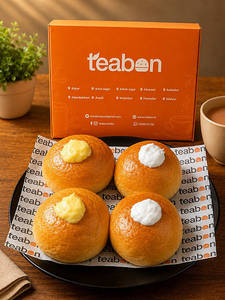 Mini Cream Bun ( Pack Of 4 )