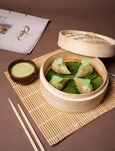 Corn & Water Chestnut Curry Dim Sum [4 Pieces]