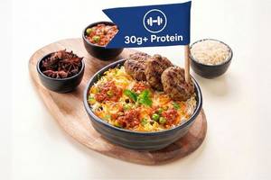 Chicken Biryani Bowl with Chicken Tikki