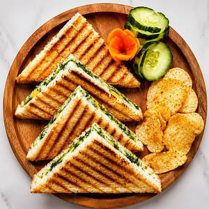 Spinach And Corn Sandwich [7 inches]