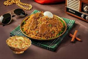 OG Thalaiva Chicken Biryani (Boneless) (Serves 1) with Chicken Haleem (300 Gm)