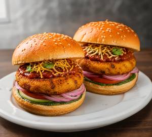 Aloo tikki burger 