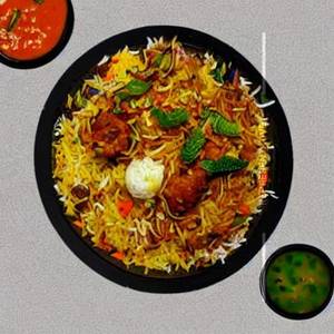 Veg Biryani & Veg Crispy