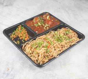 Veg Manchurian With Noodles