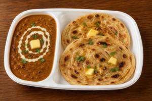 Dal Makhani & 3 Butter Roti Combo