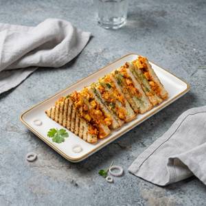 Punjabi Paneer Club Sandwich