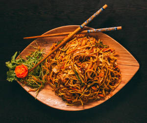 Veg fried rice [fried rice and noodles]