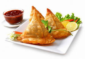 Jain Samosa (2) Plate