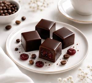 Dark Chocolate - Cranberry Coffee Bites [Pack Of 4]