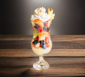 Fruit Salad with Ice Cream