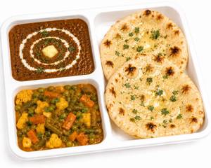Dal Makhani + Mix Veg + 2 Butter Naan Combo
