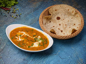 3 Chapathi + Paneer Butter Masala