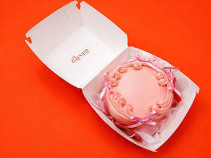 Pink Bow Bento Cake