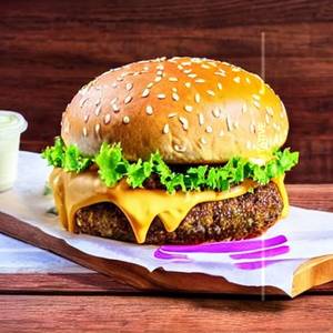 Jain Double Decker Burger