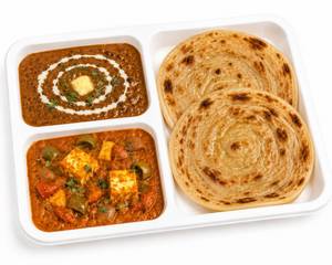Dal Makahni + Kadai Paneer + 2 Lachha Prantha Combo