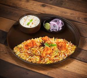 Panner Biryani Half + Raita