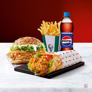 Thai Spicy Roll & Zinger Chicken Meal