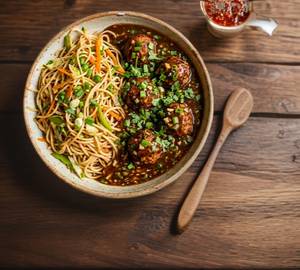 Veg Manchurian  Noddle