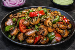 Chilli Mushroom Dry