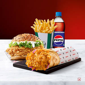 Indian Tandoori Roll Chicken Meal