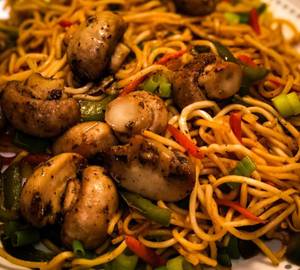 Mushroom noodles
