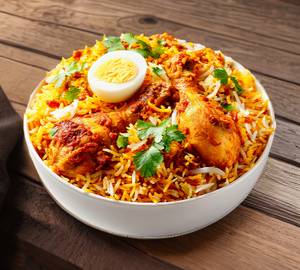 Chicken Leg Egg Biryani