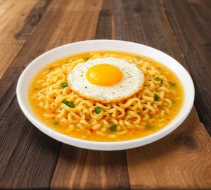 Fried Egg Maggi Noodles - Homemade [1]