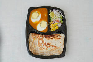 Egg Kadai With 2  Paratha